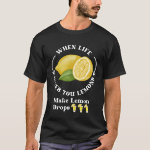 Als het leven je citroenen geeft, maak je citroend t-shirt
