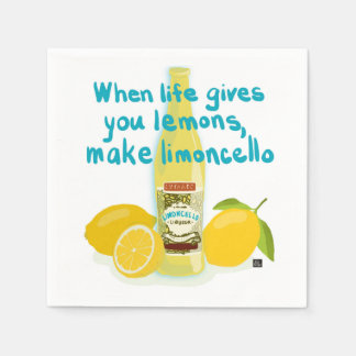 Als het leven je citroenen geeft - Maak Limoncello Servet