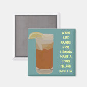 Als het leven je citroenen geeft... magneet (Voorkant / Achterkant)