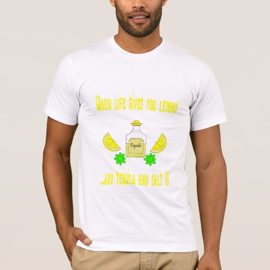 Als het leven je citroenen geeft... t-shirt (Voorkant)