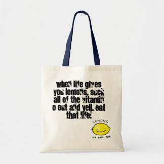 Als het leven je citroenen geeft... tote bag
