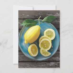Als het leven je citroenen geeft Watercolor Frui