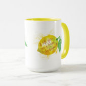 Als het leven je een leemon geeft, maak limonade mok (Voorkant rechts)