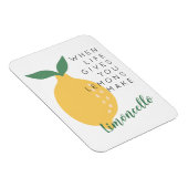 Als het leven je leemons laat limoncello maken magneet (Rechterzijde)