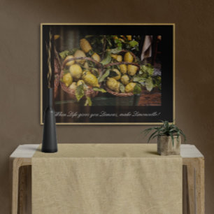 Als het leven je leemons laat limoncello maken poster