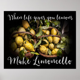 Als het leven je leemons laat limoncello maken poster