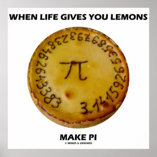 Als het leven je leemons laat maken (Pie Humor) Poster