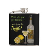 Als het leven je Lemons geeft... Heupfles (Voorkant)