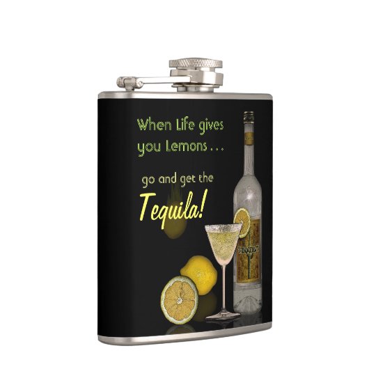 Als het leven je Lemons geeft... Heupfles (Rechts)