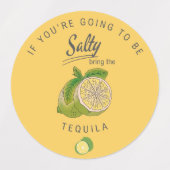 Als het leven je limoenen Drink labels geeft (Design 1)