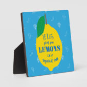 Als het leven je luiers geeft, pak dan Tequila en  Fotoplaat (Voorkant)