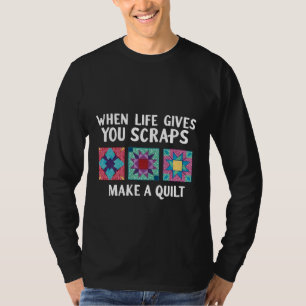 Als het leven je restjes geeft, maak dan een quilt t-shirt