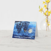 Als het leven naar beneden draait kaart (Gele Bloem)