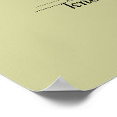 Als het leven te moeilijk wordt om te staan, KNEEL Poster (Hoek)