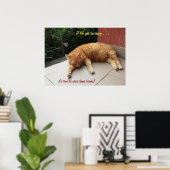 Als het leven te zwaar wordt (2) Poster (Thuiskantoor)