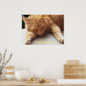 Als het leven te zwaar wordt, dan wordt het Poster (Keuken)