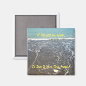 Als het leven te zwaar wordt Inspirerend Magnet (2 Magneet (Voorkant / Achterkant)