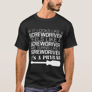 als het lijkt op een schroevendraaier elektrische  t-shirt