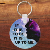 "Als het moet... is het aan mij" Sleutelhanger (Voorkant)