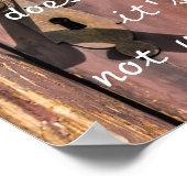 Als het niet open is, is het niet je deur. poster (Hoek)