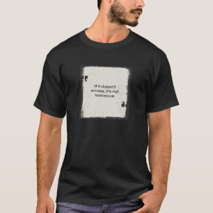 Als het niet rookt, is het geen barbeque Mannen T-shirt