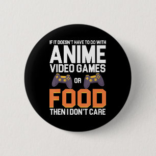Als het niet te maken heeft met Anime Video Games  Ronde Button 5,7 Cm