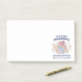 Als het niet toegankelijk is, is het niet acceptab post-it® notes (Op bureau)