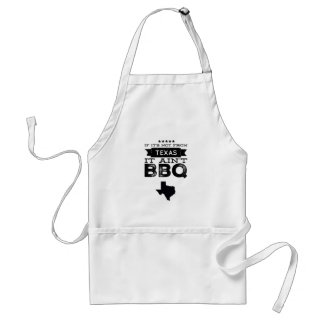 Als het niet uit Texas komt, is het geen BBQ Apron Standaard Schort