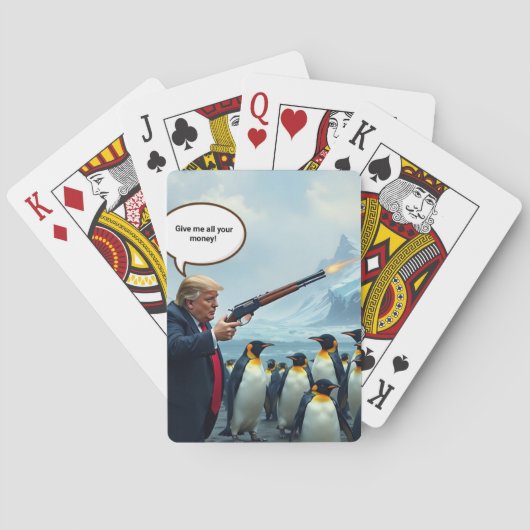 Als het President dom is Pokerkaarten (Achterkant)