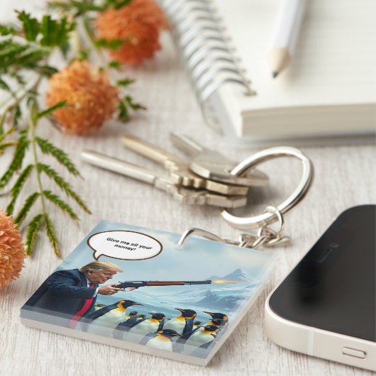 Als het President dom is Sleutelhanger (Voorkant Rechts)