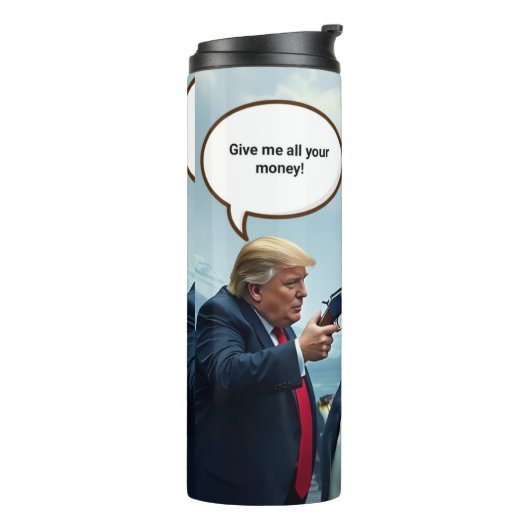 Als het President dom is Thermosbeker (Gedraaid links)