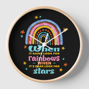 Als het regent, zoek dan regenbogen