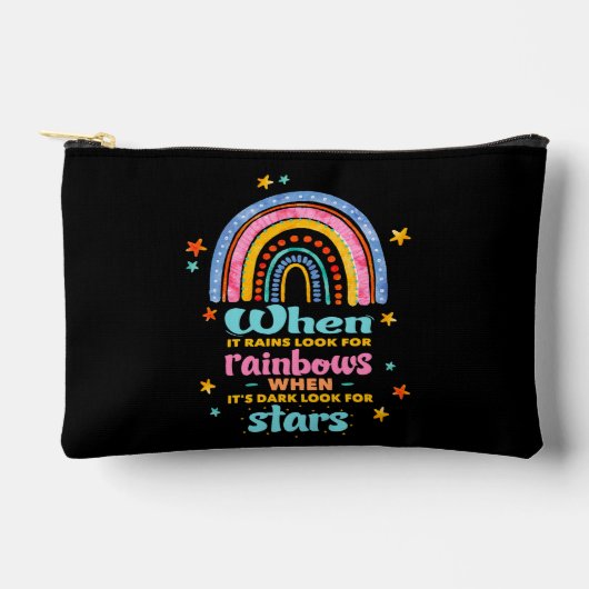 Als het regent, zoek dan regenbogen etui (Voorkant)