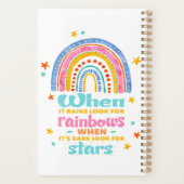 Als het regent, zoek dan regenbogen planner (Achterkant)