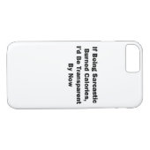 Als het Sarcastisch verbrande calorieën zijn Case-Mate iPhone Case (Achterkant (Horizontaal))