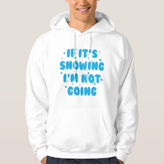 Als het sneeuwt hoodie (Voorkant)