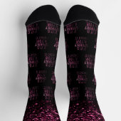 Als het Sparkly en Roze is wil ik het Zwarte patro Sokken (Top)