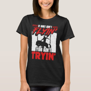 Als het stof niet vliegt Paard Stierrijden voor ma T-shirt