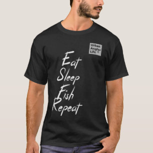 Als het stroomt gaat het grappige viscadeaus t-shirt