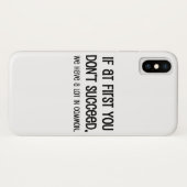 Als het tegenzit Case-Mate iPhone case (Achterkant (horizontaal))