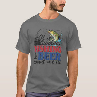 Als het vissen betreft t-shirt