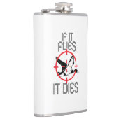 Als het vliegt, wordt het Duck Hunting Heupfles (Rechts)