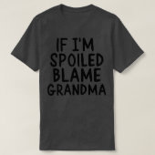 ALS HIJ DE SCHULD VERWEND HEEFT AAN OMA T-SHIRT (Design voorkant)