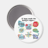 Als honden een ringsignaal afgeven magneet (Voorkant / Achterkant)