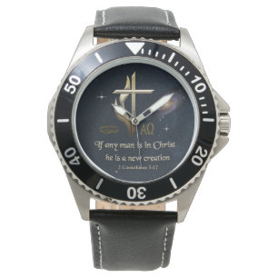 Als iemand in Christus is, is hij een nieuwe schep Horloge