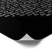 Als ik achter Black Heart Song Lyric moet Herfsten Poster (Hoek)