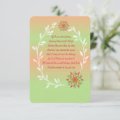 Als ik de loterij gedicht kaart won (Staand voorkant)