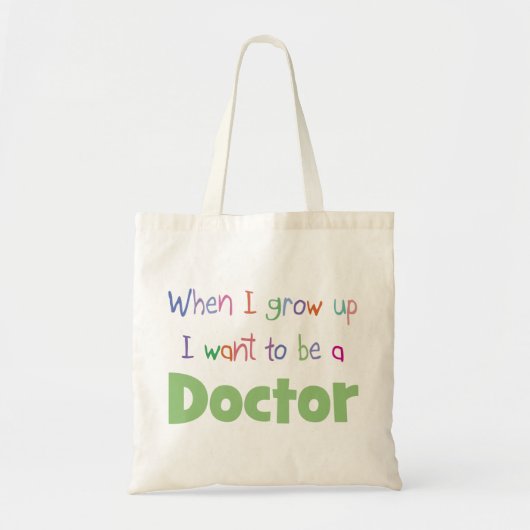 Als ik dokter opgroeide tote bag (Voorkant)