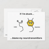 Als ik drink ben... briefkaart (Voorkant / Achterkant)