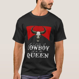 Als ik een cowboy was Vintage Art Westelijke Woest T-shirt